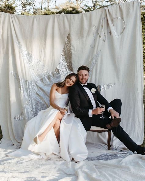 TASH THOMAS | MR AND MRS THOMAS ❤️ | Instagram  Silver and white wedding backdrop  Backdrop inspo Fabric Wedding Backdrop, White Wedding Backdrop, Silver And White Wedding, Woodstock Wedding, Enjoy Your Special Day, Melbourne Wedding, Wedding News, Fabric Backdrop, Wedding Fabric