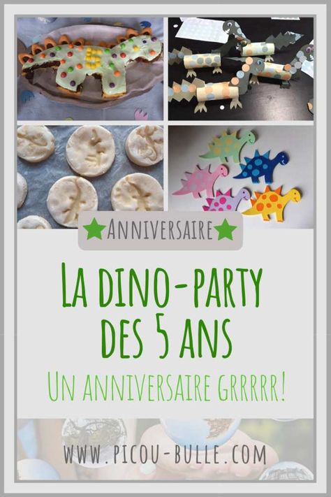 Chewy Sugar Cookies, Dinosaur Theme Party, Dino Birthday, Dino Party, 4th Birthday Parties, Dinosaur Party, Happy B Day, Dinosaur Birthday, Baby Party