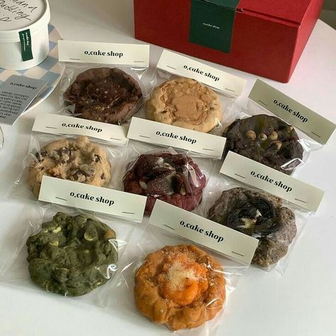 Food Ideas For Business, Cute Cookies Packaging, Ideas For Bake Sale, Packaging Cookies To Sell, Cookies Business Ideas, Cookie Storage Ideas, Baking Business Ideas, Cute Cookie Packaging, Cookies Packaging Ideas