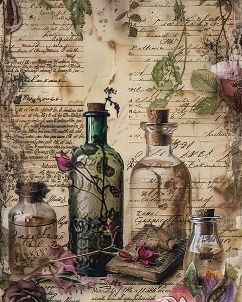 Apothecary Junk Journal, Junk Journal Ideas, Journal Printables Free, Journaling Printables, Writing Page, Handmade Journals Diy, Monster Craft, Vintage Apothecary, Writing Paper Printable Stationery