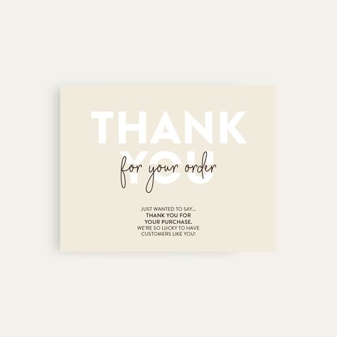 Crochet Thank You Card, Thank You For Shopping Small, Boutique Thank You Cards, Card Thank You For Order, Thank You Card Inspiration, Thank You Card Ideas For Small Business, Thank You For Shopping Card, Thank You Card Messages, Thank You Card For Business