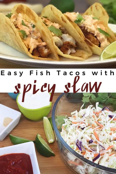 Fish Taco Slaw, Slaw For Tacos, Taco Slaw, Fish Tacos Tilapia, Slaw For Fish Tacos, Spicy Slaw, Fish Tacos With Cabbage, Spicy Coleslaw, Spicy Fish Tacos