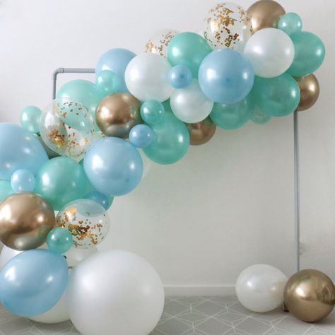 Large Number Balloons, Mint Party, Xmas Pics, Wedding Ocean, Mums Birthday, Star Balloons, Balloons Ideas, Balloon Garland Diy, Balloon Kits