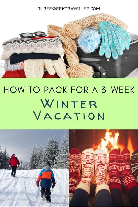 packing list for winter vacation, winter packing list, travel itinerary, travel tips, three week itinerary, vacation itinerary, holiday planning, travel tips, holiday tips, vacation tips, Packing For 3 Weeks, Winter Vacation Packing, Holiday Packing Lists, Smart Packing, Winter Packing List, Winter Trip, Best Winter Outfits, Packing Luggage, Holiday Packing