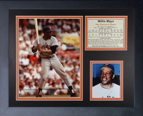 Amazon.com : Legends Never Die "Willie Mays San Francisco Giants Framed Photo Collage, 11 x 14-Inch : Sports & Outdoors San Francisco Giants Tattoo, San Francisco Giants Outfit, San Francisco Giants Stadium, Boog Powell, Framed Memorabilia, Willie Mccovey, San Francisco Giants Logo, Frank Robinson, San Francisco Giants Baseball