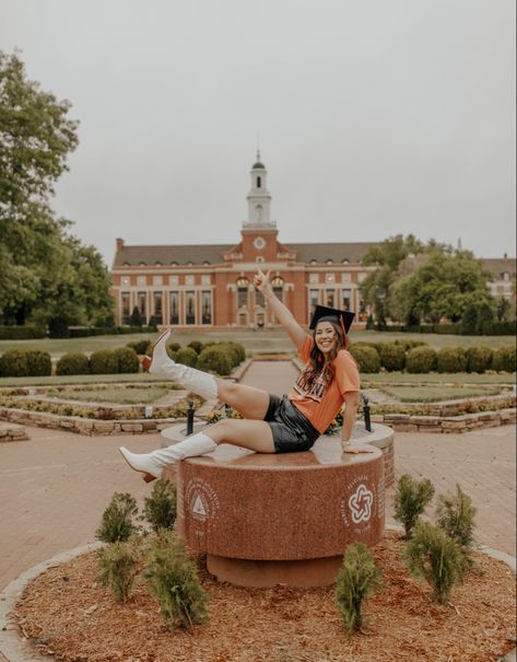 Ashleyannphotography Oklahoma State Senior Pictures, Oklahoma State Graduation Pictures, College Senior Pictures, College Senior, Oklahoma State University, Graduation Photography, Graduation Photoshoot, Grad Pics, Oklahoma State