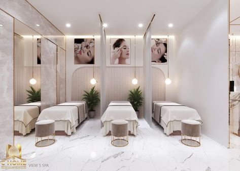 Massage Room Design, Spa Massage Room, Facial Room, Home Spa Room, Esthetician Room Decor, Esthetics Room, Spa Room Decor, Spa Interior Design, Retail Store Interior Design