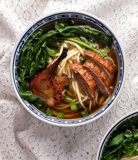 Duck Noodle Soup, Chinese Duck, Goose Recipes, Pickled Mustard Greens, Duck Soup, Stock Recipes, Asian Recipe, Duck Confit, Jerky Recipes