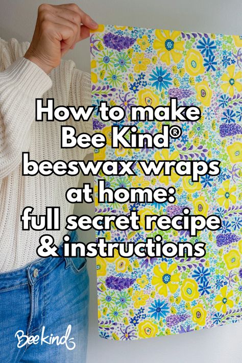 DIY Beeswax Wraps - Instructions & Recipe from a Professional Brand Beeswax Paper, Beeswax Bag, Beeswax Recipes, Diy Beeswax Wrap, Not To Brag But, Bees Wax Wraps, Beeswax Wrap, Bees Wrap, Wax Wraps