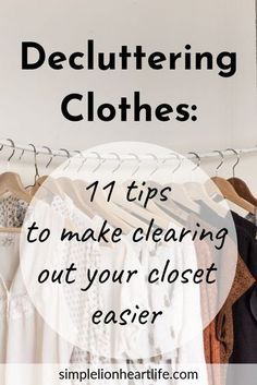 Decluttering Clothes, Decluttering Home, Declutter Closet, Decluttering Inspiration, Clutter Control, Declutter Home, Declutter Challenge, Getting Rid Of Clutter, Declutter Your Life