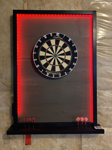 Diy Dartboard Backboard, Dart Board Surround, Diy Mancave Ideas, Darts Setup, Dartboard Stand Diy, Dart Board Ideas, Dartboard Setup, Diy Dartboard, Dartboard Backboard