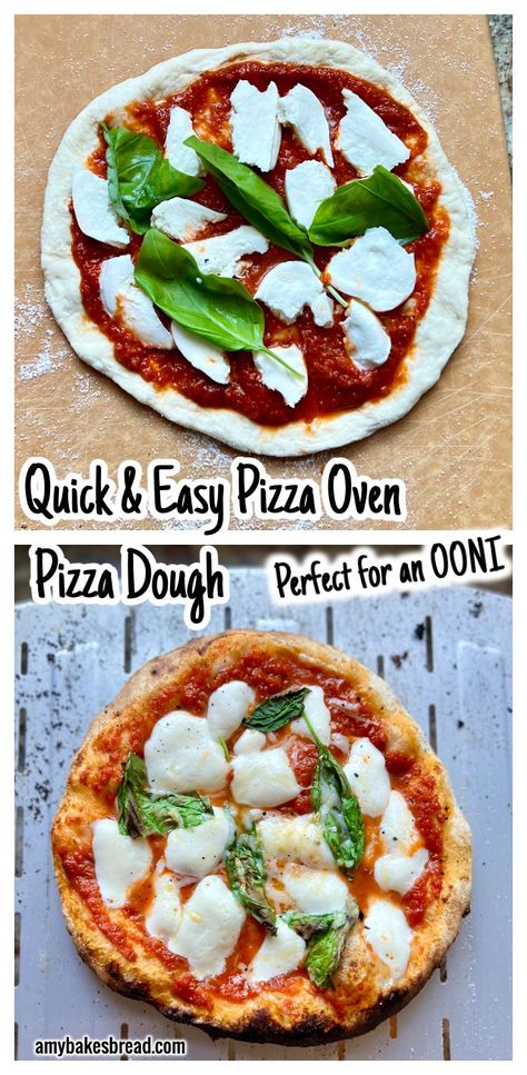 Wood Fired Pizza Dough Recipe, Outdoor Pizza Oven Recipes, Pizza Oven Recipes Wood Fired, Grilled Pizza Dough, Pizza Oven Pizza, Sourdough Pizza Dough Recipe, Neapolitan Pizza Dough Recipe, Ooni Pizza Oven, Quick Pizza Dough