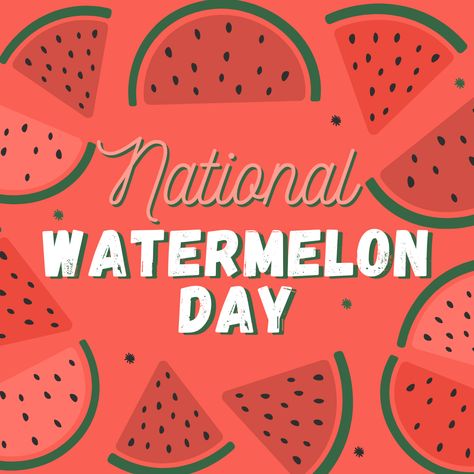 🍉 Happy National Watermelon Day! 🍉 There's nothing quite as refreshing as a juicy slice of watermelon on a hot summer day. Celebrate with us by enjoying this sweet, hydrating fruit in all its forms—whether it's a simple slice, a cool smoothie, or a creative salad. #NationalWatermelonDay #SummerVibes National Watermelon Day, Watermelon Day, Summer Day, Hot Summer, Summer Days, Summer Vibes, Smoothie, Watermelon, Salad