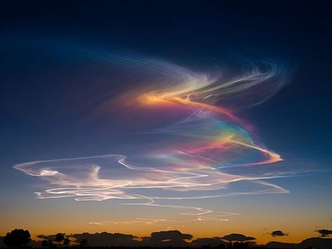 Neil Degrass Tyson | Extremely rare atmospheric phenomenon called rainbow bridge or circumhorizontal arc when the sun is at least 58º above horizon and ice crystals in cl... | Facebook National Geographic Wild, Dad In Heaven, Rainbow Connection, Atmospheric Phenomenon, Gods Glory, Ice Crystals, Here On Earth, God Pictures, National Geographic