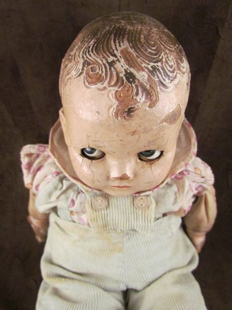 Creepy Old Dolls, Creepy Vintage Dolls, Old Dolls Vintage, Open Picture, Dolls Creepy, Creepy Baby Dolls, Doll Creepy, Creepy Toys, Creepy Core