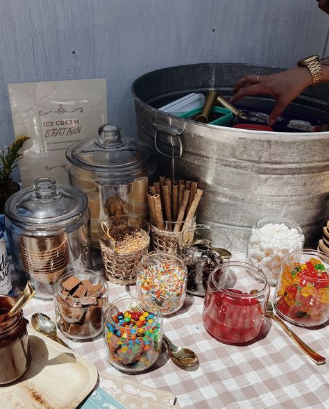 SUGAR babes had the best time showering @ambermackenziehair for her second sweet baby (this ain’t her first rodeo and we can’t wait to meet baby boy)! Hosted at @ashleyclarkhair ‘s beautiful home, with all the gorgeous details, complete with the most aesthetically pleasing ice cream station you ever did see! 💕 Ice Cream Station, Ice Cream Sundae Bar, Sundae Bar, First Rodeo, Icecream Bar, Ice Cream Sundae, Beautiful Home, Aesthetically Pleasing, To Meet