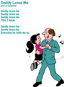 father's day songs:  Daddy Loves Me Fathers Day Songs, Fathers Day Poems, Circle Time Songs, Fathers Day Art, Classroom Songs, Father's Day Activities, Songs For Toddlers, Love Lyrics, Lesson Plans For Toddlers