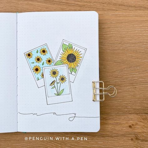 Changing your bullet journal themes boosts motivation and creativity for your yearly/monthly journaling experience. So why not brighten up your bullet journal layout with a sunflower theme? Click here for more such Sunflower bullet journal, sunflower bullet journal theme, sunflower bullet journal ideas, sunflower bullet journal cover, sunflower bullet journal monthly spread, sunflower bullet journal weekly, sunflower bullet journal trackers, sunflower bullet journal mood tracker Sunflower Journal Cover, Sunflower Journal Page, Sunflower Bujo Theme, Sunflower Bullet Journal Theme, Bujo Sunflower Theme, Sunflower Journal Ideas, Sunflower Mood Tracker, Sunflower Bujo, Sunflower Doodles