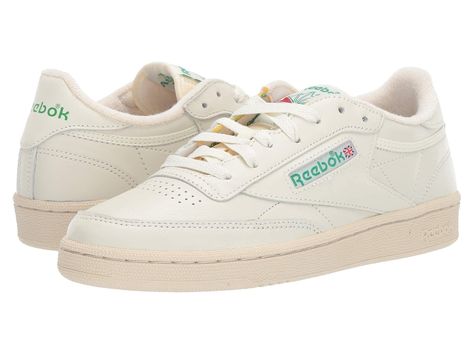 Dorm Shopping, Club C 85 Vintage, Lifestyle Club, Reebok Club C 85, Tennis Style, Club C 85, Shoe Wishlist, Fashion Shoes Sneakers, Reebok Club C