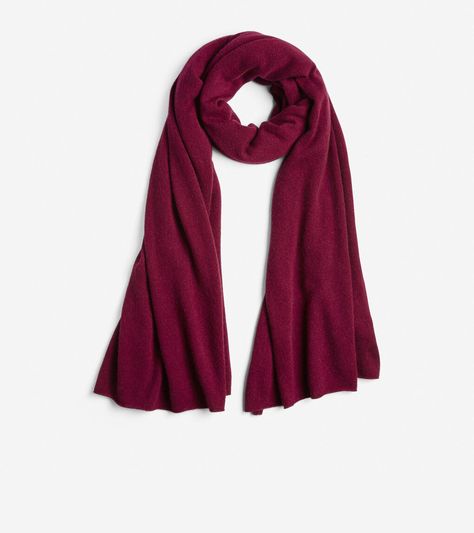 Shop GRANDSERIES Travel Scarf in Dark Red at ColeHaan.com and see our entire collection of styles. Members receive free shipping. Always. Travel Scarf, Cole Haan, Dark Red, Cashmere, Product Launch, Wool, Free Shipping, Red, Travel