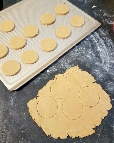 Roll Out Peanut Butter Cookies, Peanut Butter Roll Out Cookies, Peanut Butter Wafer Cookies, Rolled Peanut Butter Cookies, Brownie Roll Out Cookies, Peanut Butter Cutout Cookies, Rolled Out Cookies, Rolled Cookie Dough Recipe, Peanut Butter Cut Out Cookies