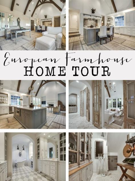 European Farmhouse Home Tour (39) European Farmhouse Bedroom, Farmhouse Kitchen Decorating Ideas, Modern European Farmhouse, European Farmhouse Decor, European Farmhouse Kitchen, European Decor, Modern French Country, Kitchen Decorating Ideas, French Style Homes