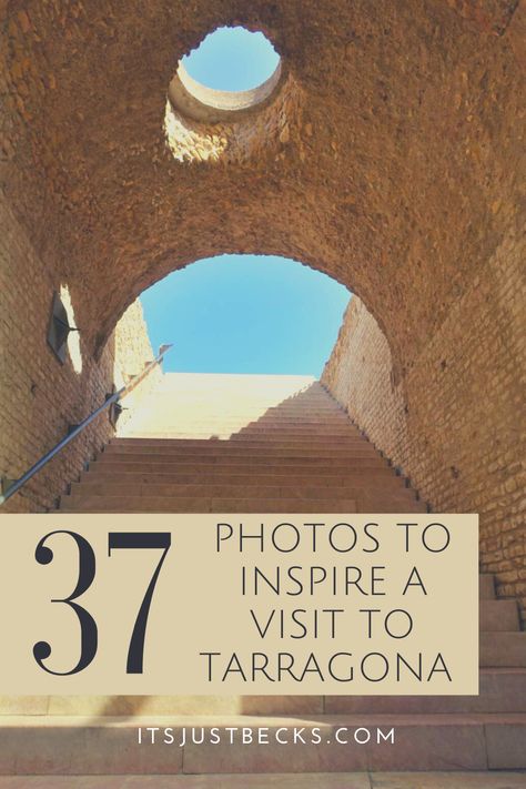 Looking out over the Mediterranean Sea, Tarragona is a hidden gem in the Catalonia region in Spain. It’s full of history, with Roman ruins across the city, home to the castellers - human towers - and is the wonderfully quieter neighbour of Barcelona. Perfect for a day trip from Barcelona or a weekend visit, here are 37 photos to inspire you to visit Tarragona! Day Trip From Barcelona, Tarragona Spain, Barcelona Spain Travel, Spain Photos, Roman Ruins, Spain And Portugal, Mediterranean Sea, Hidden Gem, Spain Travel