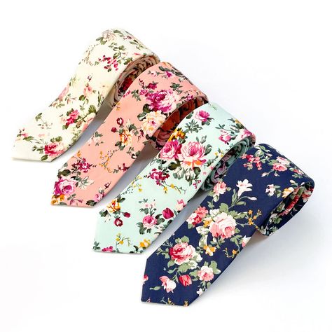 Mens floral tie