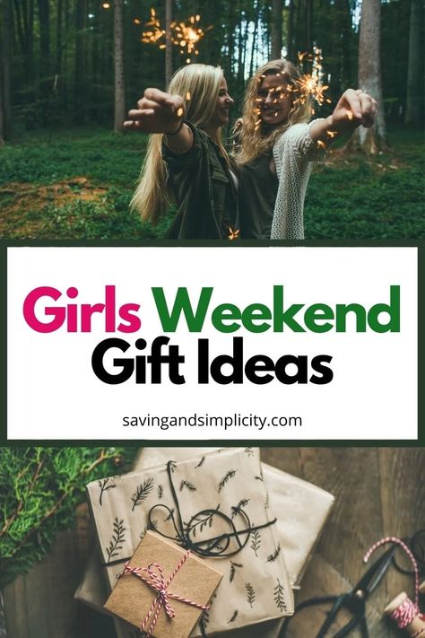 Girls weekend is one of the most highly anticipated weekends of the year. No matter your budget or where you are headed discover tips and tricks to help make your girls getaway amazing. Plus what to pack, girls weekend activities and your must have girls weekend gift ideas. Girls Getaway Weekend Gifts, Ladies Weekend Ideas, Girls Weekend Food, Girls Weekend Ideas, Girls Weekend Gifts Bags, Girls Trip Gifts Bags, Cabin Weekend, Weekend Packing, Girls Weekend Gifts