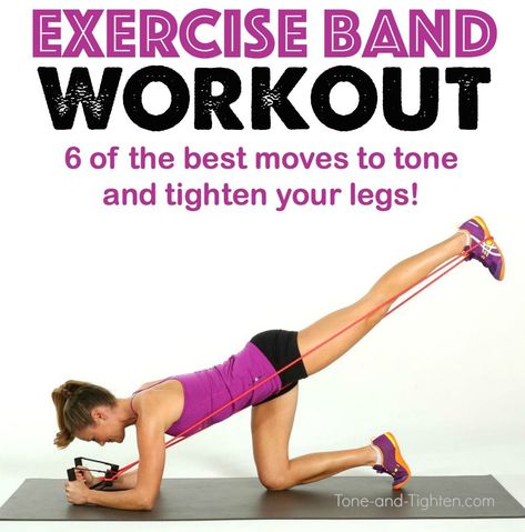 Burnout Workout, Resistant Band Workouts, Leg Circuit, Leg Workout With Bands, Exercise Band, Band Workouts, Band Exercises, Thigh Workout, Inner Thigh Workout