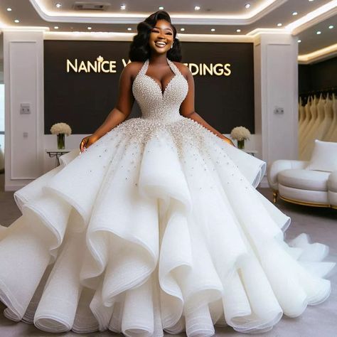 Nanice Weddings | Wedding dresses in Accra | Each slide is my favourite design😍❤️ ✨ #BridalMagic😍❤️.... We are just a call away +233243622172 . . . . @weddingdresslookbook… | Instagram One Shoulder Ball Gown Wedding Dress, Ballgown Wedding Dress Black Woman, Ball Wedding Dresses Gown, African Wedding Theme, Fair Wedding, Dream Wedding Decorations, Stylish Wedding Dresses, Cute Wedding Dress, Dream Wedding Ideas Dresses