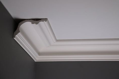 Bedroom Coving Ideas, Edwardian Coving, Victorian Coving, Victorian Cornice, Victorian Skirting Board, Wall Millwork, Moulding Ideas, Federation Home, Ceiling Coving