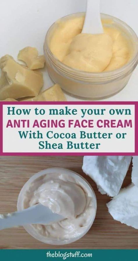 This homemade anti aging face cream is one of my favorites to prevent sagging skin. I have updated the recipe to include 2 face creams (Shea butter & Cocoa butter) Diy Anti Aging Face Cream, Homemade Anti Aging Face Cream, Anti Aging Face Cream Diy, Face Cream Diy, Face Cream Recipe, Diy Face Cream, Anti Aging Homemade, Diy Moisturizer, Homemade Face Cream