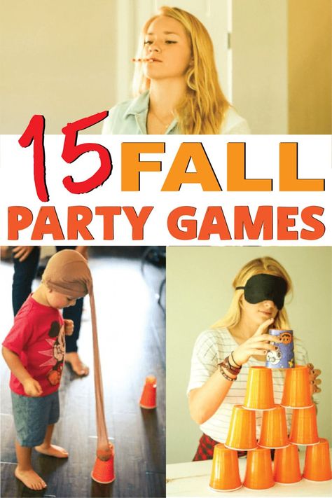 Thanksgiving Family Games, Thanksgiving Games For Adults, Fall Party Games, Games Thanksgiving, Fall Festival Games, Thanksgiving Games For Kids, Party Games For Kids, Festival Games, Fall Parties