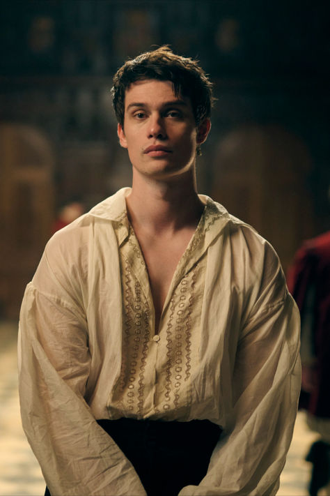 Nicholas Galitzine stars as George Villiers in Mary & George, premiering April 5 on STARZ. Nicolas Galitzine, Period Drama Men, Tony Curran, King James I, Philippa Gregory, Nicholas Galitzine, The Tudors, Prince Henry, Andrew Scott