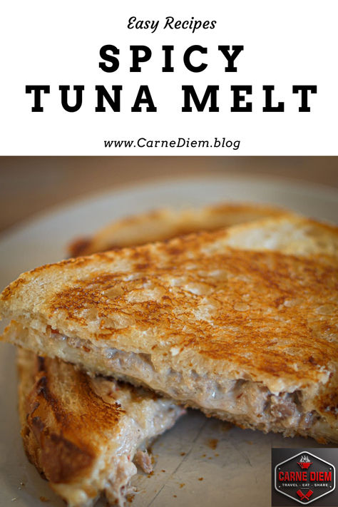 This spicy tuna melt sandwich recipe is made with Wickles spicy red relish and pepper jack cheese. This easy grilled tuna fish sandwich is perfect for a quick meal or a great sandwich to make on your Blackstone or flat top. Spicy Tuna Melt, Tuna Fish Sandwich, Spicy Sandwich, Tuna Melt Sandwich, Fish Sandwiches, Tuna Melt Recipe, Bacon Wrapped Shrimp, Grilled Tuna, Melt Recipe