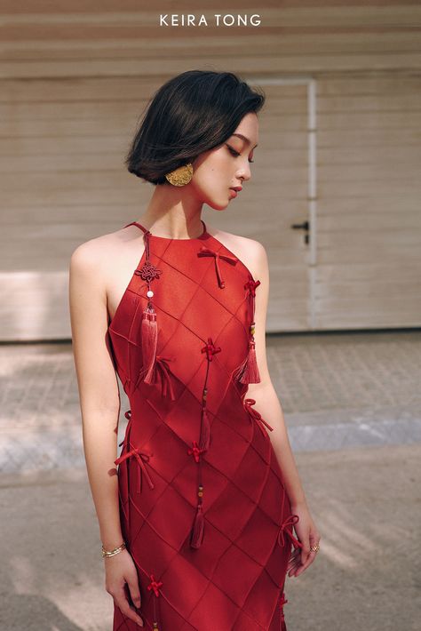 Imlek Outfit, Chinese Inspired Outfits, Cny Outfit, Cny 2025, Asian New Year, Chinese Style Dress, Vietnamese Dress, Style Savvy, Chinese Dress