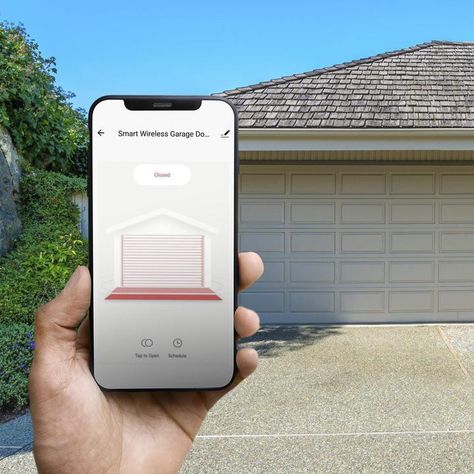 Laser Connect Smart Garage Door Opener Smart Garage Door Opener, Smart Garage, Gods And Generals, Garage Door Openers, Overhead Garage Door, Diy Mobile, Home Garage, Voice Assistant, Garage Door Opener