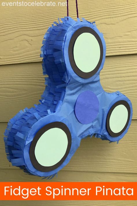 Fidget Spinner Pinata - DIY your kids favorite fidget toy for a perfect Fidget Spinner party! Pinata Diy, Glow Party Supplies, Diy Events, Piñata Ideas, Diy Pinata, Diy Event, Handcrafted Gifts, Fidget Toy, 9th Birthday