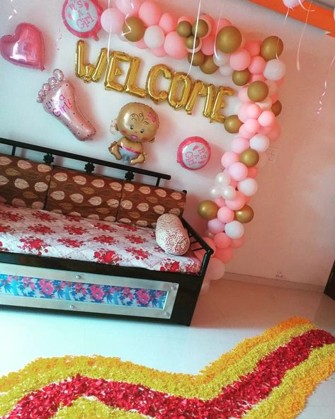 We provide Decoration Services at Pune,Mumbai,Aurangabad. Contact for Booking:-8793526944/8149122803 Decoration For Baby Welcome, Welcome Home Decorations Ideas Party, Baby Welcome Decoration, Welcome Home Surprise, Welcome Decoration, Baby Shower Cake Designs, Bappa Photo, Welcome Home Decorations, Ganpati Bappa Photo