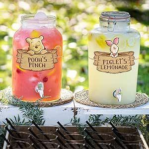 Winnie Party Drink Label for The Pooh Baby Shower Decorations Hundred Acre Wood Party Beverage Label Cute Winnie Birthday Decorations Hundred Acre Woods Cake, Whinne Pooh Baby Shower Boy, Pooh Bear Baby Shower Theme, Pink Pooh Baby Shower Ideas, Boy Baby Shower Ideas Winnie The Pooh, Hundred Acre Woods Birthday Party, Winnie The Pooh 1st Birthday Party, Classic Winnie The Pooh Baby Shower Ideas, Winnie The Two Birthday