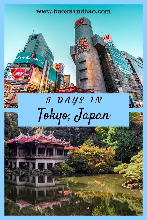 5 Days in Tokyo | Books and Bao Find out how to make the most of your time in Japan's seductive capital plus all of the essentials that you need to know that'll have you prepared and ready to go.  With this Tokyo itinerary, 5 days in Tokyo will be a breeze. #tokyo #cityguide #japantravel #japanese #luxury #budgettravel #citybreak #travelguide 5 Days In Tokyo, 5 Day Tokyo Itinerary, Japan 5 Days Itinerary, Tokyo 5 Days Itinerary, Tokyo Itinerary, Japanese Luxury, Tokyo Trip, Visit Tokyo, Japan Itinerary