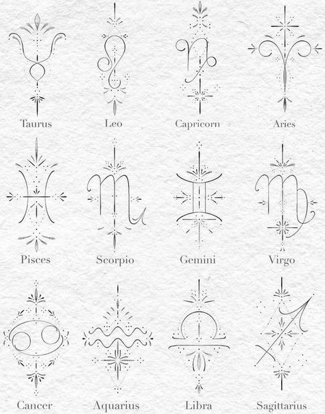 Tattoo Ideas Astrology Zodiac Signs, Aries Geometric Tattoo, Libra Tattoo Small, 2x2 Tattoo Ideas For Women, Taurus Astrology Tattoo, Fine Line Geometric Tattoo, Small Fine Line Tattoo Women, Small Libra Tattoo, Mystical Tattoos For Women