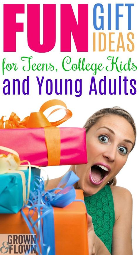 What are the holidays without a few, just-for-fun presents for everyone on your list?  Here are our best gift ideas for your teens, college kids, and young adults, too. #giftGuide #giftsforteens #giftideas #holidaygiftguide #giftsforcollege #collegelife #giftsforadults 25 Gift Ideas, Gift Ideas For Teens, Raising Teenagers, Teen Christmas Gifts, College Ideas, Package Ideas, College Kids, Care Packages, College Prep