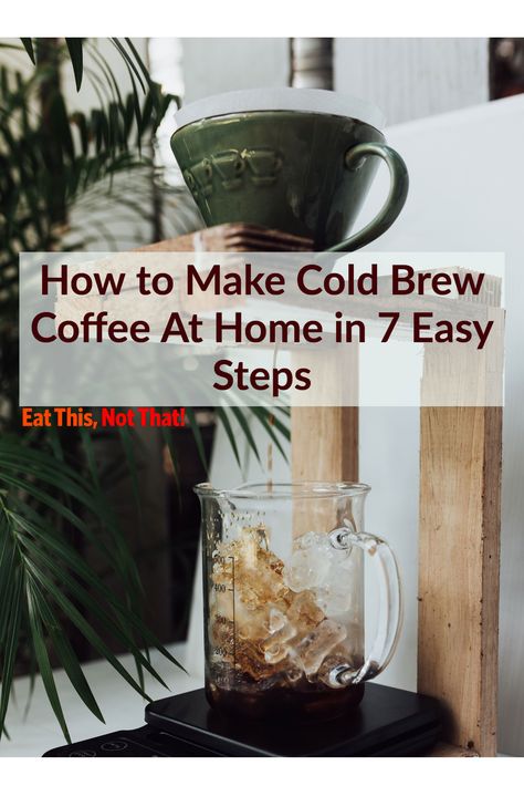 Cold brew is the way to go. However, grabbing your daily joe at Starbucks or stocking up on bottled cold brew coffee at the store can quickly put a dent in your wallet. Here's how to easily brew a batch from home! #coldbrew #coffee #savingmoney #caffeinefix Coffee With Instant Coffee, Diy Cold Brew Coffee, Cold Brew Coffee At Home, Make Cold Brew, Bulletproof Coffee Recipe, Cold Brew Coffee Recipe, Cold Brew Recipe, Cold Brew At Home, Vietnamese Iced Coffee