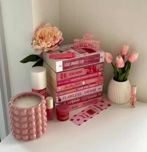 Who says you need to wait until Wednesday to post pink books 🎀🌷🍧💒💗🌸 QOTD: what are some hobbies you have besides reading? ~I love gaming just as much as I love reading however that’s not really something I show on this account 😂 I also really enjoy baking and gourmet cooking, anything I can put a lot of detail into and while it’s not a book hobby I do love photography and taking photos of my books. Woke up feeling a tad bit rough today, going to do a big reset and try and get myself feeli... Reading Bookshelf, I Love Games, Deco Rose, Wild Love, Pink Books, Gourmet Cooking, Romance Readers, What Book, My Books