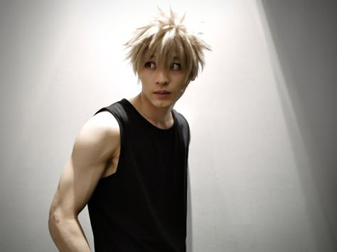 Bakugou Stage Actor, Bnha Stage Play, Bakugo Stage Actor, Mha Stage Play, Ryota Kobayashi, Mha Faceclaims, Mha Cosplay, Love Me Better, Katsuki Bakugo