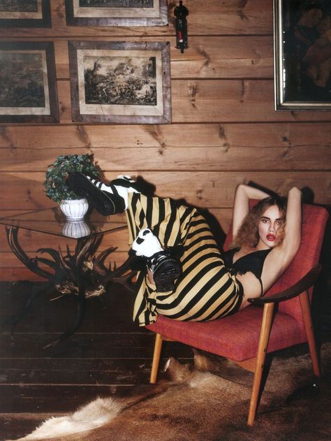 The Cabin In The Woods, Snow Cabin, Cabana Magazine, Cabin Trip, Broken Bow, Cabin Interiors, Winter Cabin, Suki Waterhouse, Cabin In The Woods