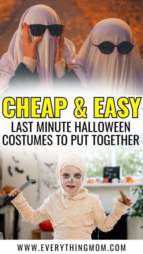 Out of costume ideas? These 13 simple, last-minute Halloween costumes will save the day! Using items you already have, these fun DIY ideas will have you Halloween-ready in no time. Don’t miss out—click to explore easy and affordable costume solutions! Easy Halloween Costumes For Women Simple, Simple Clever Halloween Costumes, Easy Halloween Costumes With Stuff At Home, Easy Male Halloween Costumes Diy, Quick And Easy Halloween Costume, Simple Last Minute Costumes For Women, Easy Home Costumes For Women, Last Minute Funny Costumes, Halloween Costume Simple Last Minute