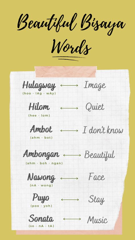 Learn Bisaya with The Learn Bisaya Project. #words #learnbisaya #bisaya #cebuano #philippines #filipino #learnlanguage #dialect #beautifulwords #newwords #thoughts Learn Bisaya Words, Bisaya Words And Meanings, Bisaya Words With Deep Meaning, Uncommon Filipino Words, Filipino Words With Deep Meaning, Deep Filipino Words, Cebuano Words, Bisaya Words, Filipino Vocabulary